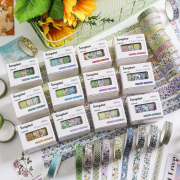 Masking Tape Set 5pc The Courtyad is Full of Spring